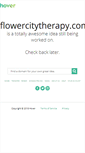 Mobile Screenshot of flowercitytherapy.com