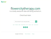 Tablet Screenshot of flowercitytherapy.com